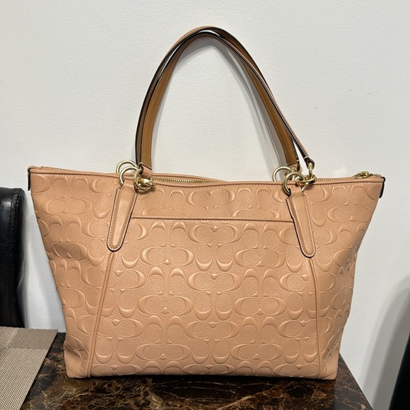 COACH New signature leather Pink Ava tote - Picture 2 of 4